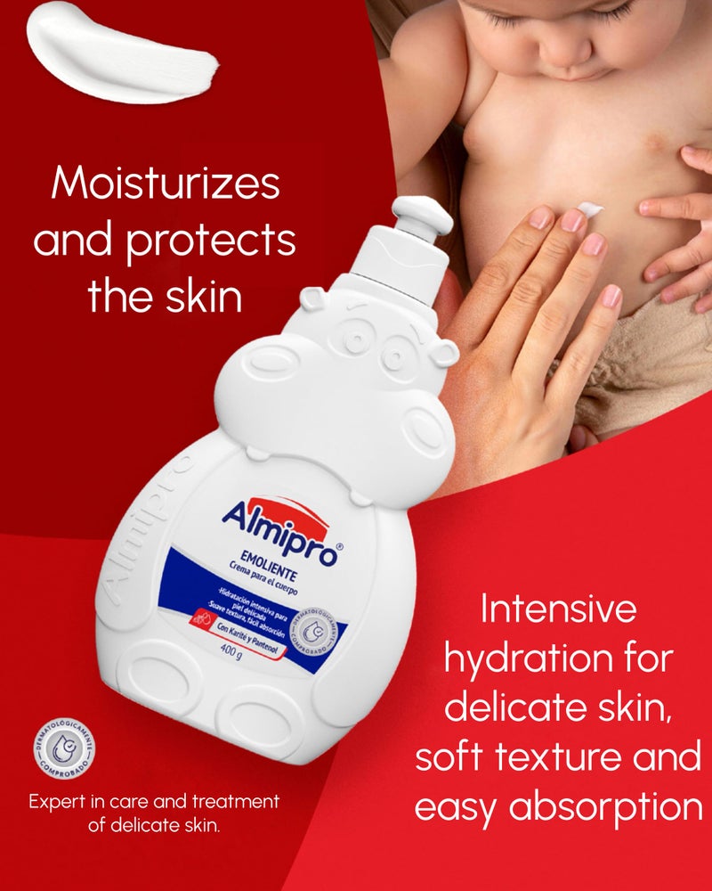 almipro Emollient Baby Daily Moisture Lotion for a Soft and Smooth Skin. 400 g. - 14 Oz. - Image 3